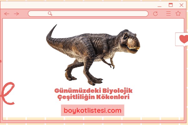 Günümüzdeki Biyolojik Çeşitliliğin Kökenleri