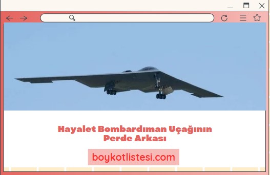 Hayalet Bombardıman Uçağının Perde Arkası